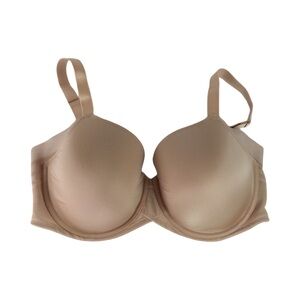 Paramour Womens Marvelous Side Smoother Seamless Bra Size 38DD Buff Beige